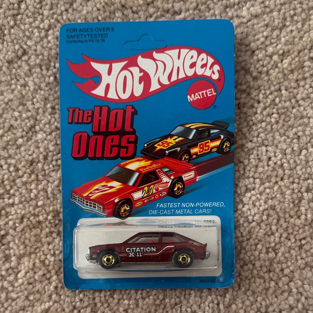 Hot Wheels Chevy Citation #332 – 1980 – New in Package
